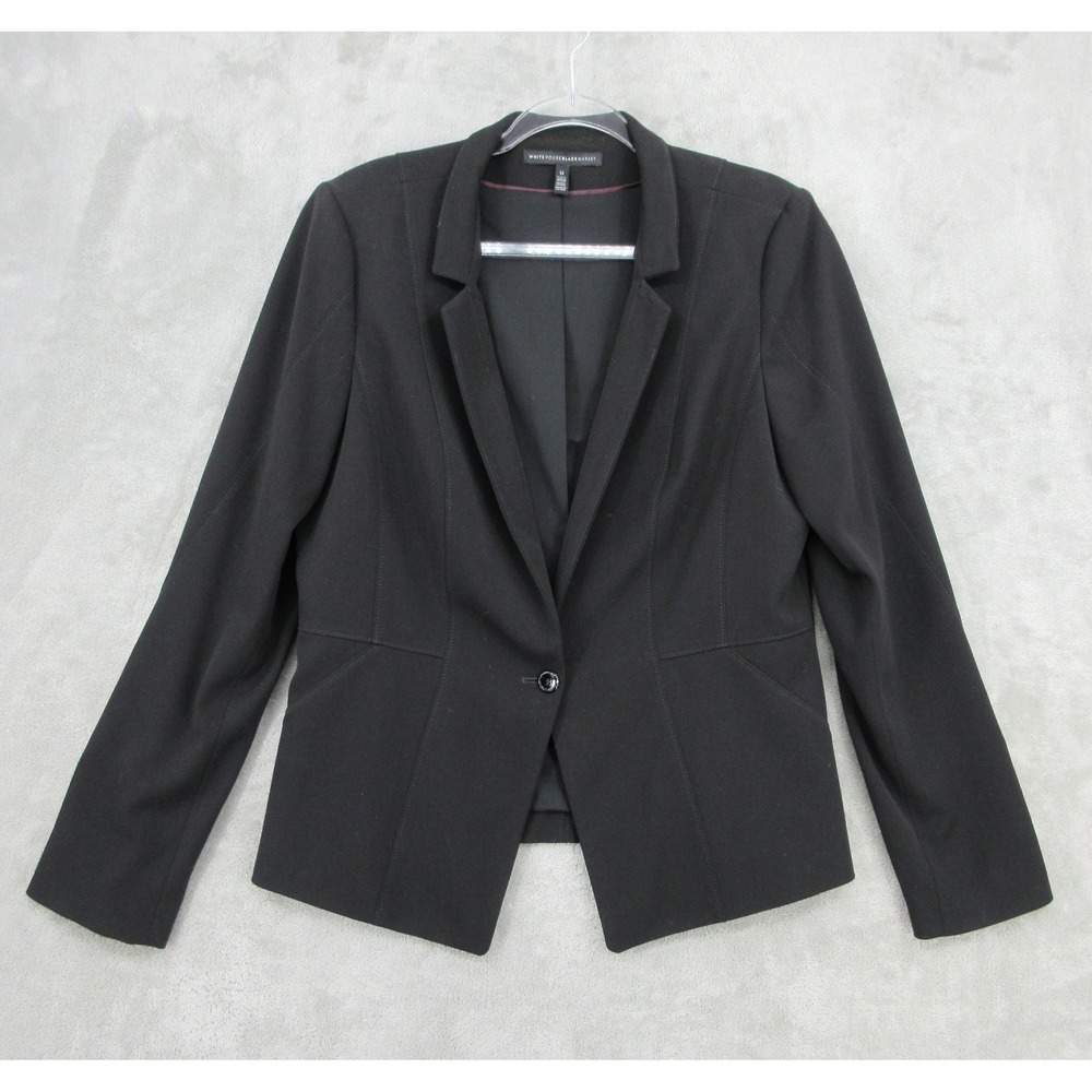 White House Black Market Blazer Womens Size 14 One Button Professional Career